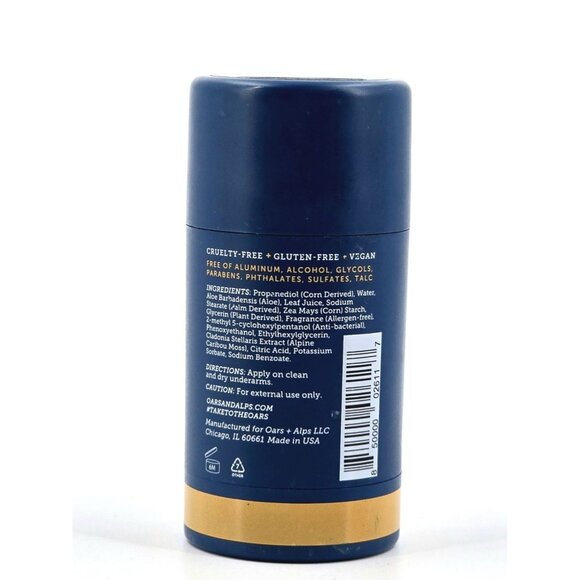 Oars + Alps Aluminum Free Deodorant for Men And Women Mandarin Woods 2.6 Oz - Picture 5 of 8